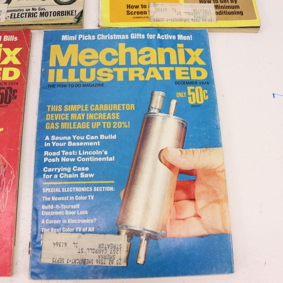 Mechanix Illustrated 1974 Lot of 10 - Picture 16 of 16